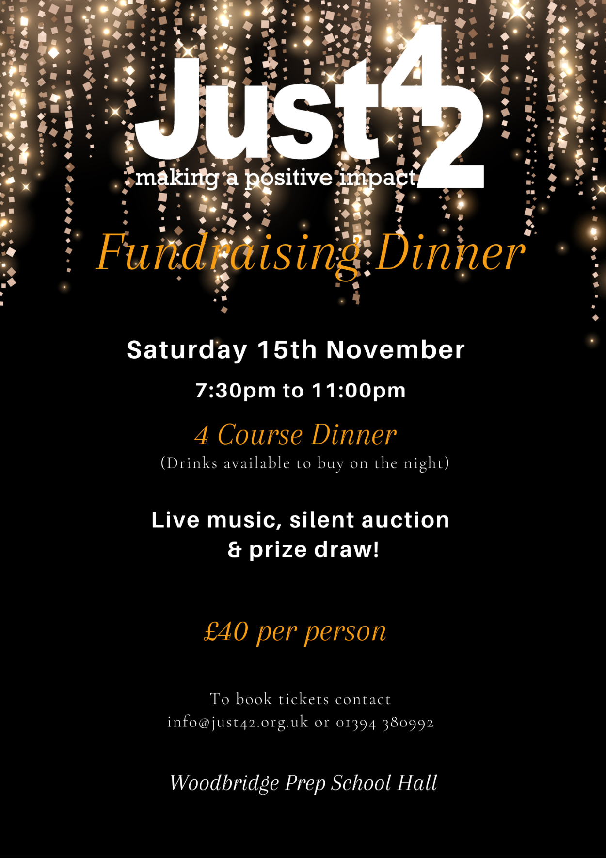 Just42 Fund Raising Event