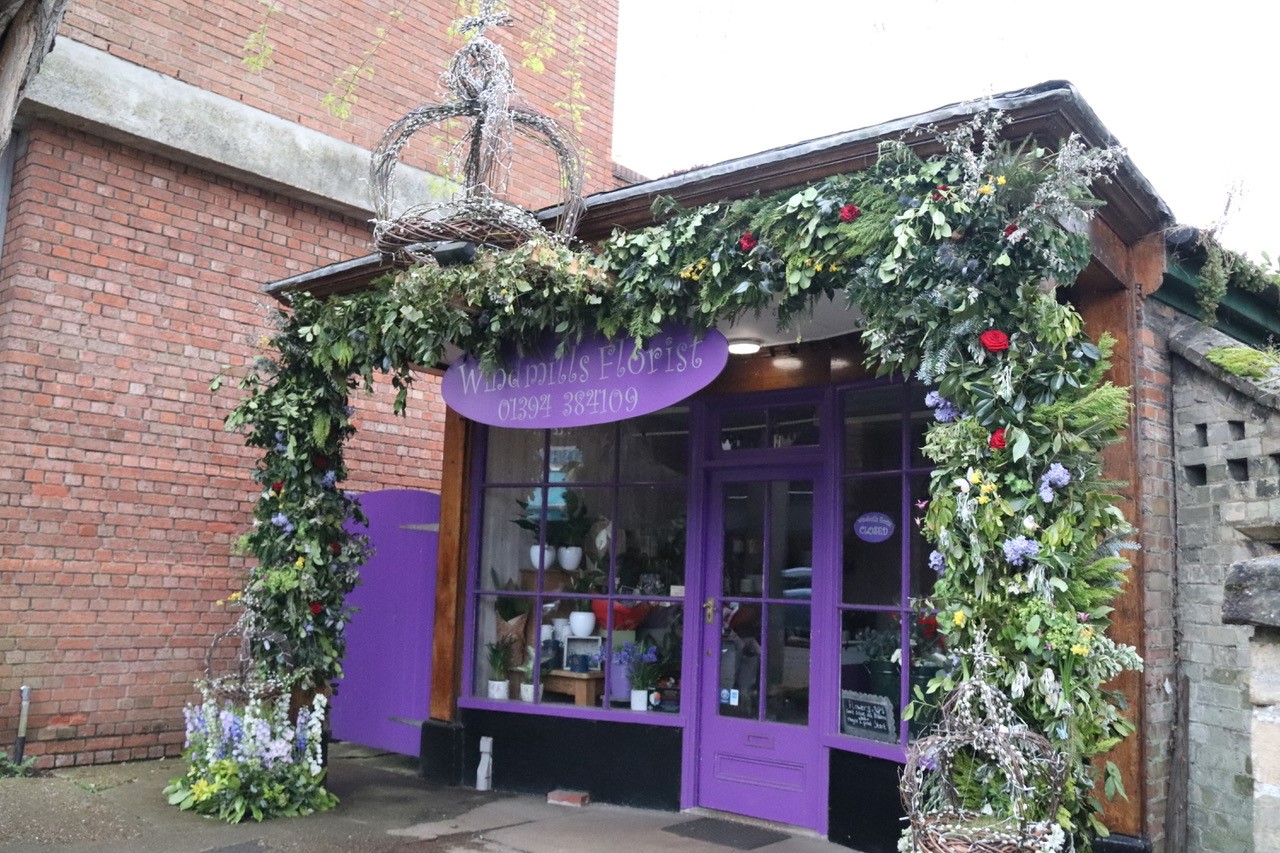 Windmills Florist window